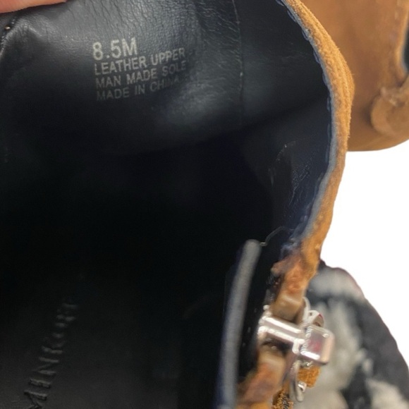 NWT Rebecca Minkoff Seiji Western Leather Booties in Saddle Brown Size 8.5 - Picture 9 of 9